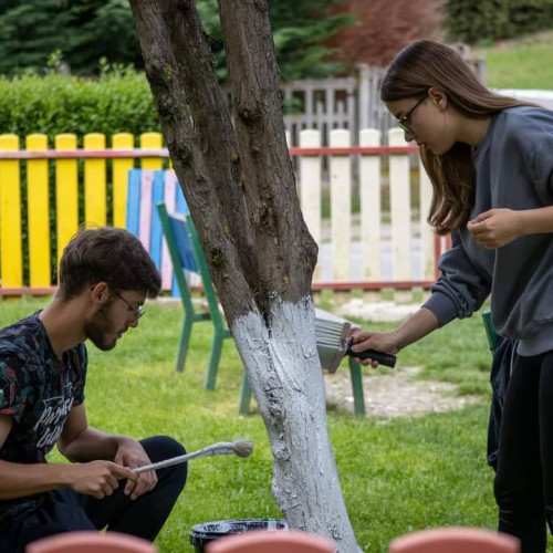 Tinerii din Aninoasa au participat la activitatea de încurajare a spiritului civic