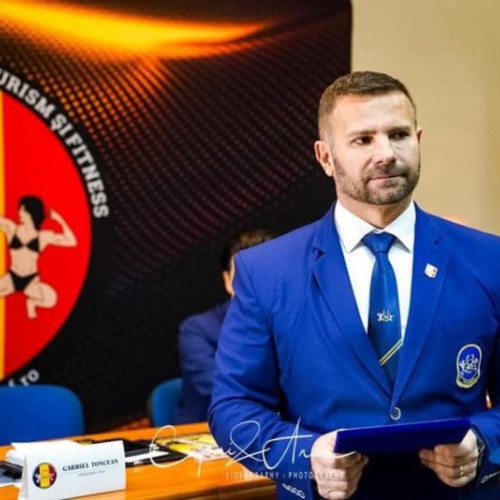 Gabriel Toncean, lider dupa realegerile federatiei de culturism si fitness din Balcani