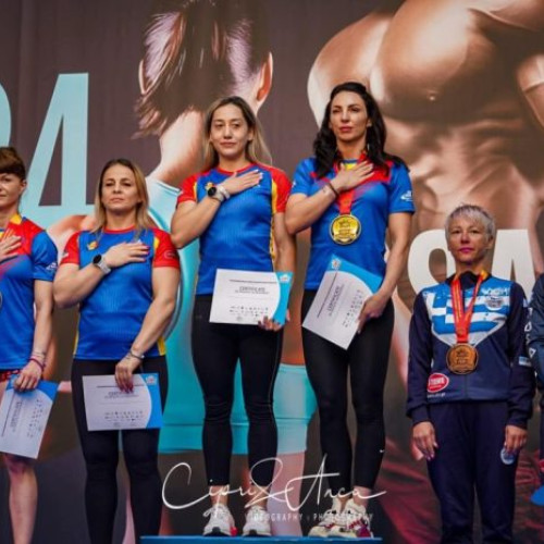 Romania revine acasa cu 105 medalii de aur de la Europenele de culturism si fitness din Spania