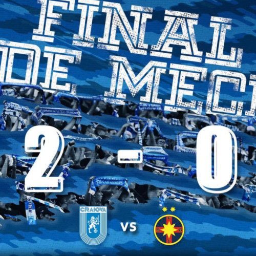 Oltenii câștigă în fața noii campioane FCSB în ultimul joc al play-off-ului