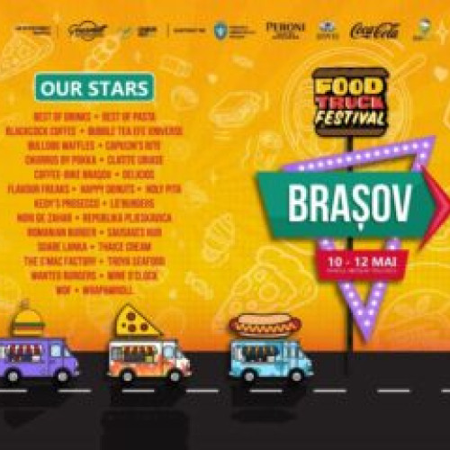 Returul festivalului de Food Truck, Parcul Nicolae Titulescu, Braşov, 10-12 Mai 2024