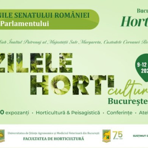 Zilele Horticulturii Bucureștene, la a XX-a ediție, în Grădinile Senatului: expoziții, demonstrații și activități pentru întreaga familie