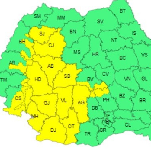 COD GALBEN de Instabilitate Atmosferică în MAI MULT RAE din ŢARĂ"

Administrația Națională de Meteorologie (ANM) emite un cod galben pentru instabilitate atmosferică accentuată în mai multe regiuni din ţară. Averse torențiale, descărcări electrice frecvente și intensificări ale vântului sunt așteptate în Oltenia, nord-vestul Munteniei, vestul și sud-vestul Transilvaniei, precum și în Carpații Occidentali și Meridionali. Populația este sfătuită să fie pregătită și să ia măsuri de precauție pentru a evita orice incidente neplăcute.