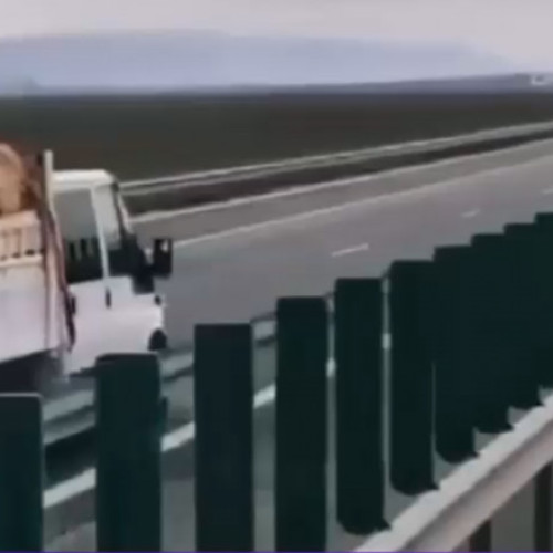 Șoferul care a mers pe contrasens pe autostradă, într-o dubă încărcată cu lemne, a fost prins după o lună