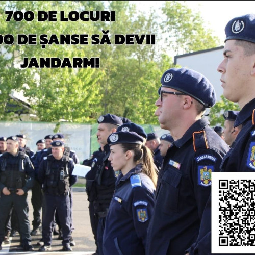 Înscrierile la școlile postliceale ale Jandarmeriei Române, încă în desfășurare! 700 de locuri disponibile pentru viitorii jandarmi