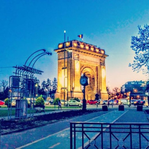 Arcul de Triumf va fi iluminat în albastru cu ocazia Zilei Europei