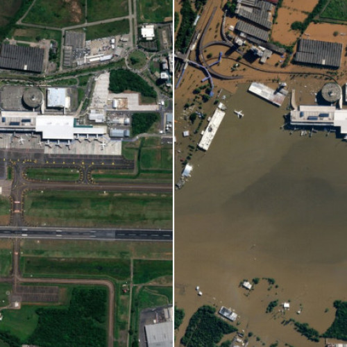 Devastări produse de inundații în Brazilia de Sud: Peste 95 de oameni au murit și alte 150.000 au fost evacuați

Sudul Braziliei, atins de ploi și inundații: Imagini satelit dezvăluie extinderea daunelor în statul Rio Grande do Sul

Zeci de mii de persoane afectate de inundații în sudul Braziliei: Guvernul acționează pentru a face față dezastrului

Populația sudului Braziliei se confruntă cu urmările unor ploi violente: Vremea extremă aduce daune semnificative