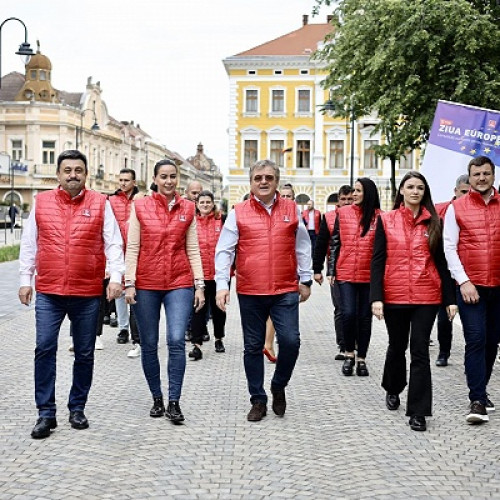 PSD organizează acțiune în Parcul Central din Satu Mare de Ziua Europei