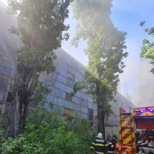 Incendiu Puternic Cuprinde Hala în Cartierul Nuci din Prahova - Acțiune în Desfășurare, Fum Masiv Degajat - Reziduri Petroliere Îngreunează Oprimarea Focului - Pompieri Intervin cu 6 Autospeciale - Mesaj RO-ALERT pentru Ploiești