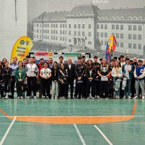 Câștigători concurs protecție civilă "Cu viața mea apăr viața" Alba: Probe susținute de elevi la etapa județeană