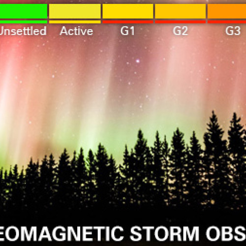 O furtună solară puternică loveşte Pământul, provocând aurore boreale spectaculoase