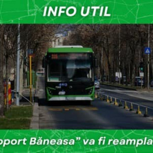 Staţia de autobuz „Aeroport Băneasa” se mută din cauza lucrărilor la Magistrala 6 de metrou