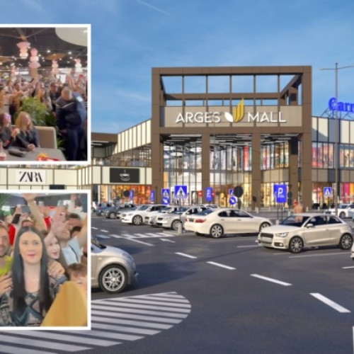 Nebunie la Argeș Mall! Mii de oameni au asaltat mall-ul pentru un concert live