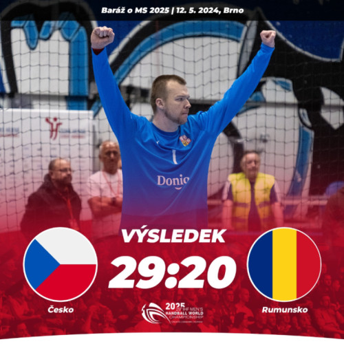Echipa masculină de handbal a României eliminată din calificări la Campionatul Mondial 2025 după înfrângere din meciul de baraj împotriva Cehiei la Brno