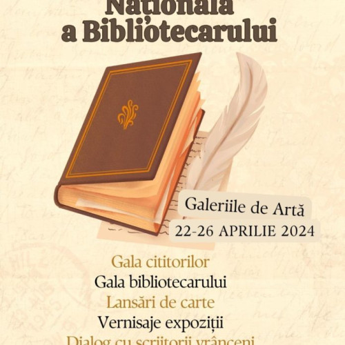 Ziua Bibliotecarului sărbătorită în Săptămâna Națională a Cărții în 2024 la Vrancea: Activități culturale și expoziții de carte la Biblioteca Județeană "Duiliu Zamfirescu