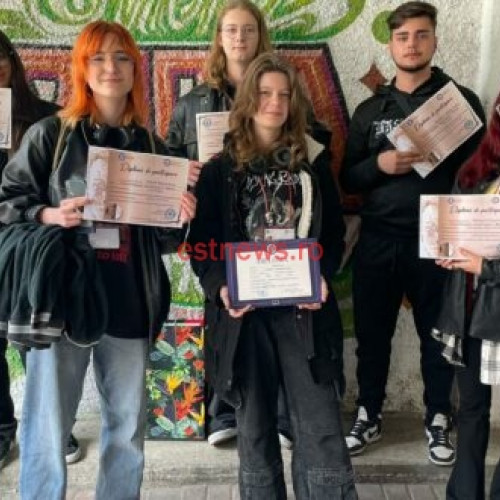 Elevii vasluieni premiați la Olimpiada Națională de Arte Vizuale