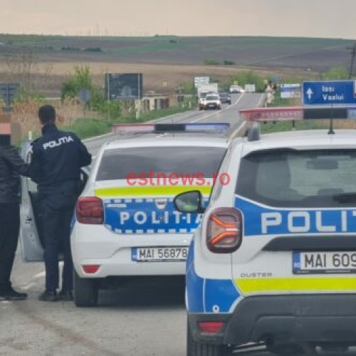 55 de polițiști din Vaslui în actiune SPEED MARATHON pentru siguranța rutieră
