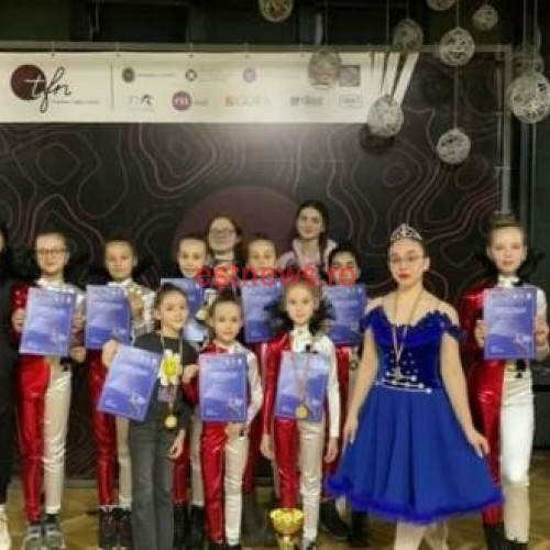 Rezultate impresionante pentru elevii de la Palatul Copiilor din Vaslui la concursul de dans de la Chișinău!