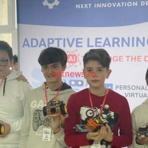 6 elevi ai Palatului Copiilor Vaslui premiați la Concursul Național de Robotică Şcolară Nextlab.tech