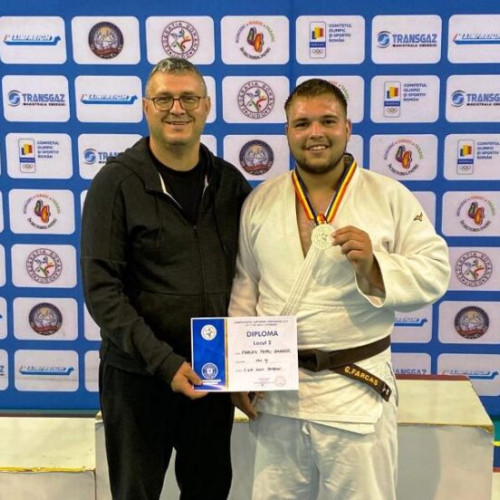 Gabriel Farcaș de la CSM Focșani 2007, medalie de argint la Campionatul Național de Judo U 23