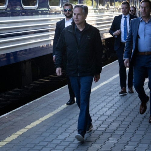 Blinken sosit în Ucraina, ajunse arme finanțate de SUA pe front