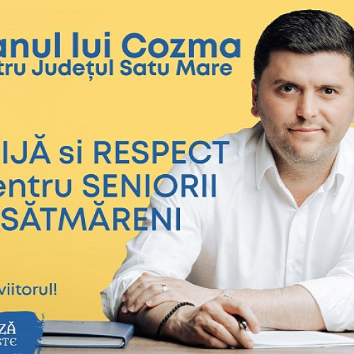 Planul lui Cozma pentru județul Satu Mare: Îngrijirea bătrânilor, prioritatea candidatului PNL pentru președinția Consiliului Județean