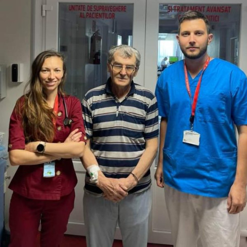 Bărbat salvat de medicii de la Cardiologie Intervențională din UPU Suceava.