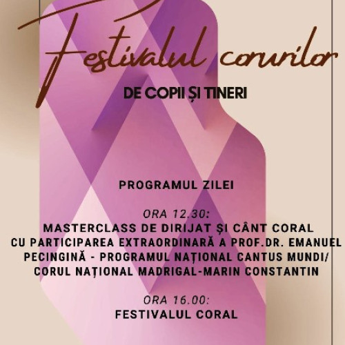 Ateneul Focșani, înscris în rândul centrelor de corale pentru Ziua Copilului: Bucurător anunț de Cantus Mundi
