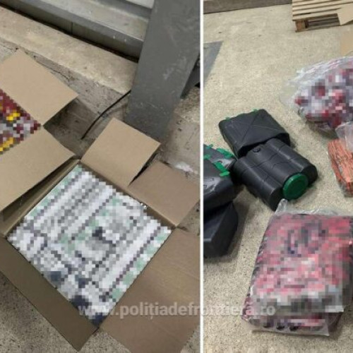 Substanțe periculoase și țigări de contrabandă descoperite în microbuzul unei femei cu dublă cetățenie româno-ucraineană la PTF Vicovu de Sus