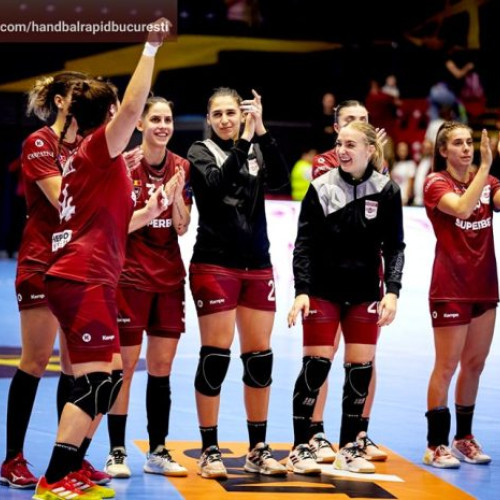 CS Rapid Bucureşti, vicecampioană pentru al doilea an consecutiv în handbalul feminin, după înfrângerea Gloriei Bistriţa la Râmnicu Vâlcea