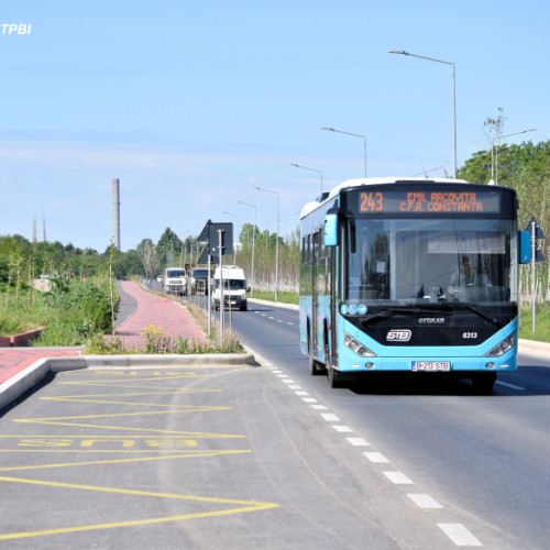 Autobuzele liniei 243 vor opri în trei stații noi începând cu 15 mai 2024. Vezi noile stații pe Strada Iuliu Hațieganu!