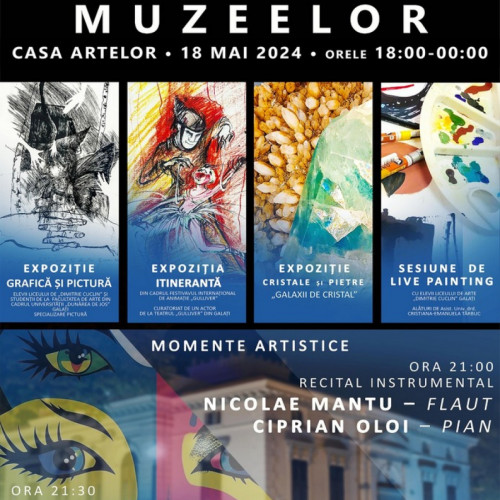 Noaptea Muzeelor la Casa Artelor cu Raluca Ichim - Vineri, 17 Mai 2024 12:30
