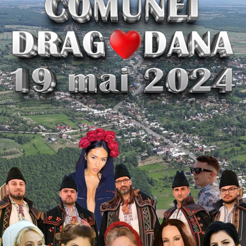 Sărbătoare suspendată în Dragodana duminică. Primarul Gheorghe Sandu organizează o nouă ediție a sărbătorii "Ziua Comunei Dragodana". Evenimentul va avea loc pe 19 mai pe stadionul din Picior de Munte și va include artiști cunoscuți din muzica românească. Foc de artificii la final.