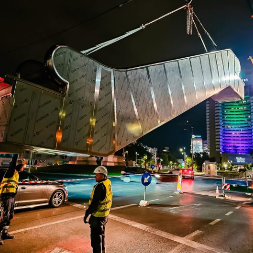 Înlocuirea scărilor rulante din pasajul pietonal de la Piața Universității, în plină desfășurare