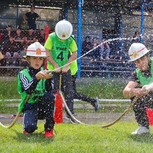80 de elevi din Alba câștigătorii concursului pompierilor