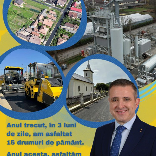 Primarul Ioan Turc: Asfaltarea a aproximativ 50 de străzi este soluția în Bistrița și localitățile învecinate