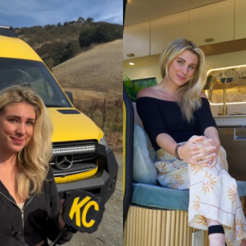 Galerie Foto Și-a cumpărat o dubă și a transformat-o într-o locuință de lux cu 140.000 $. Cum arată în interior și cu cât vinde acum casa pe roți