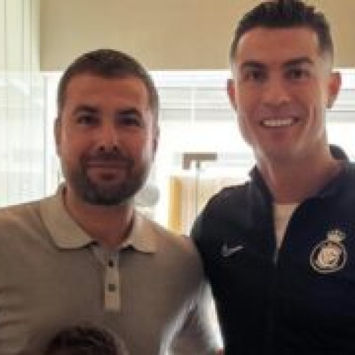 Surpriză impresionantă pentru fiul lui Adrian Mutu de la Cristiano Ronaldo în Arabia Saudită