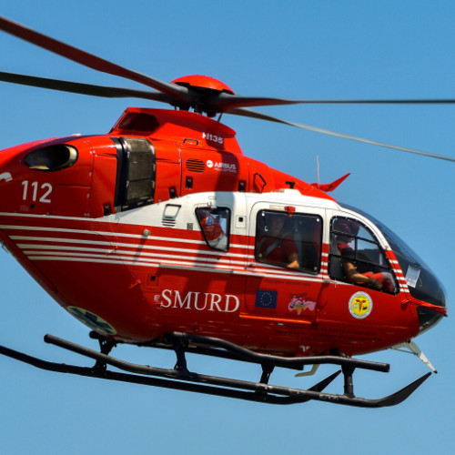 Incidențele elicopterului SMURD în doar 50 de minute, două intervenții în județul Galați