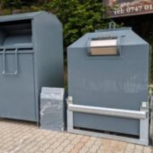 FOTO Containere anti-urs, unice în România, date în folosinţă la Băile Tuşnad