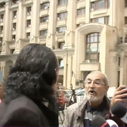 Miron Cozma se confruntă cu liderul asociației victimelor minerituc de la audierea de la Parchet