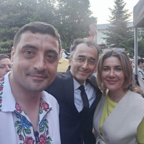 Gianina Șerban alături de George Simion și Sergiu Mihalcea la Ziua Ilfovului, candidați la Președinția CJ Ilfov