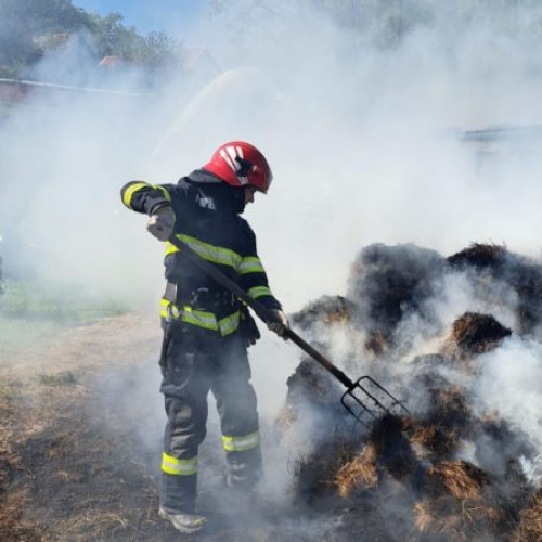 Alarmă în județ - Pompierii intervin la trei incendii de vegetație!