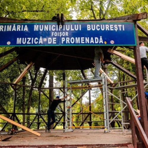 Trei foișoare din Parcul Regele Mihai I se repară și modernizează