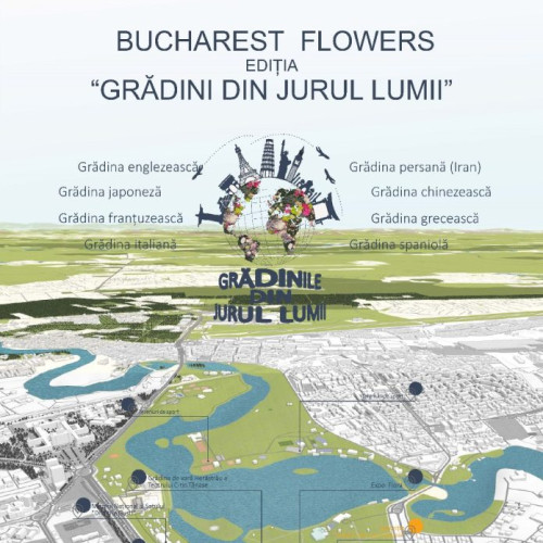 Turişti din întreaga ţară sunt invitaţi „Grădinile din jurul lumii” în acest sfârşit de săptămână în Parcul Herăstrău