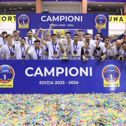 Galațiul, din nou campioană la futsal - Echipa United Galați câștigă titlul de campioană! După o performanță impresionantă, gălățenii au trecut de CFR Timișoara, câștigând finala Ligii I cu scorul general de 3-0. Aceasta este a patra victorie consecutivă pentru echipa de la malul Dunării, care a mai obținut titlurile de campioană în 2020, 2022 și 2023.
