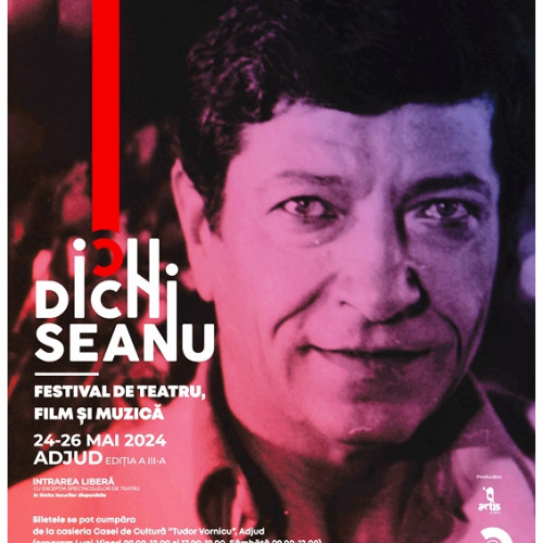 Programul Festivalului de Teatru, Film și Muzică „Ion Dichiseanu” din Adjud: spectacole, dezbateri, expoziții și invitați renumiți
