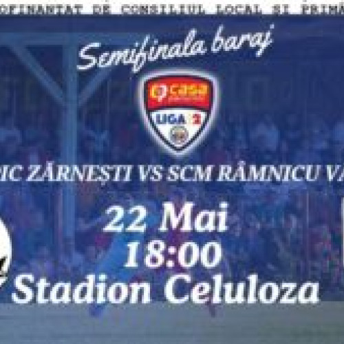 Olimpic Zărnești învinsă în prima manșă a barajului de promovare: SCM Râmnicu Vâlcea - 1, Olimpic Zărnești - 0!