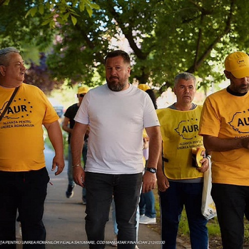 Ciprian Tișea, candidatul AUR, acuză apelurile primite de sătmăreni de la primarul Kereskenyi Gabor