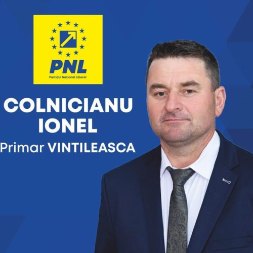 Colnicianu, candidatul PNL pentru Primăria Vintileasca, își propune să schimbe imaginea comunei prin proiecte de drumuri, apă, educație, turism și curățenie. Îl susțin liderul PNL Vrancea și primarul vizantean Dragoș Ciobotaru. Candidații PNL pentru Consiliul Local sunt "oameni gospodari și dedicați".